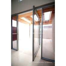 Anodized Aluminium Toughened Glass Pivot Door